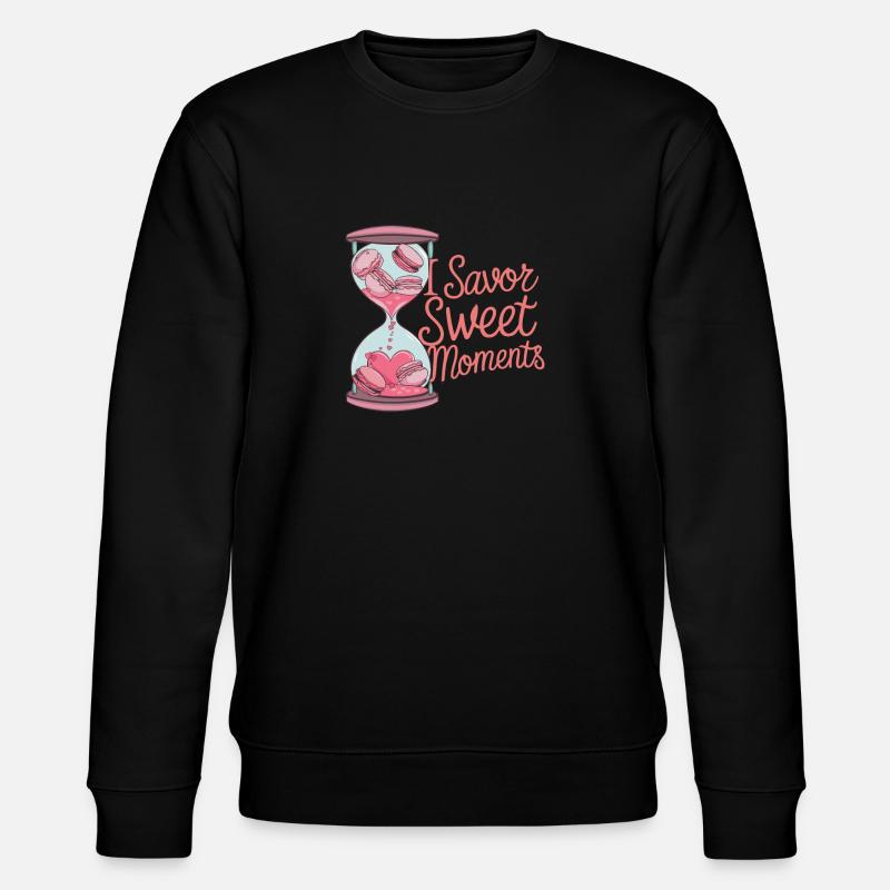 Amateurs de macarons Macarons français - Sweat bio CHANGER Stanley/Stella Unisexe - noir