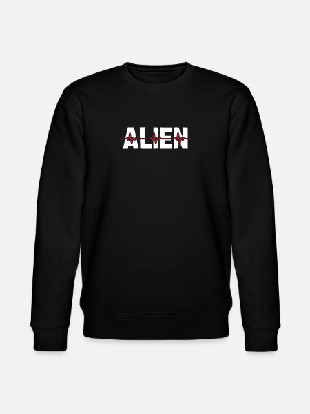 Pulsation ECG extraterrestre extraterrestre - Sweat bio CHANGER Stanley/Stella Unisexe - noir
