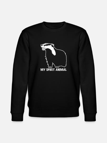 Honey Badgers Honey Badger Honeybadger - Stanley/Stella CHANGER Unisex Organic Sweatshirt - black