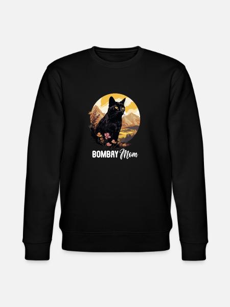 Bombay Cat Bombay Katze - Stanley/Stella CHANGER Unisex Organic Sweatshirt - black