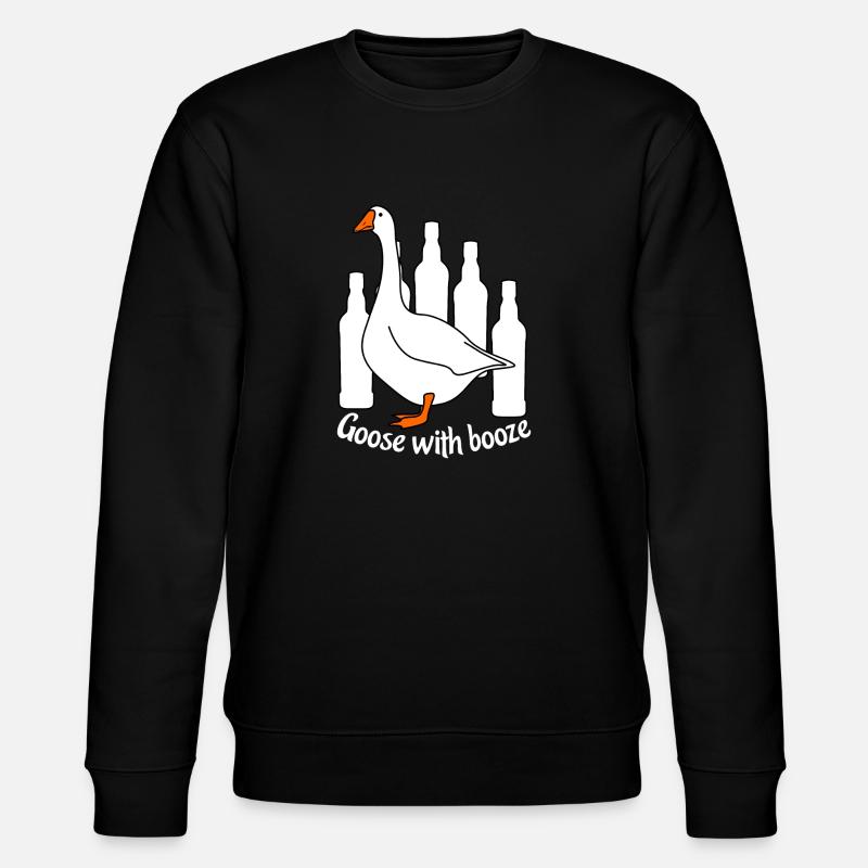 Oie avec de l’alcool - Sweat bio CHANGER Stanley/Stella Unisexe - noir