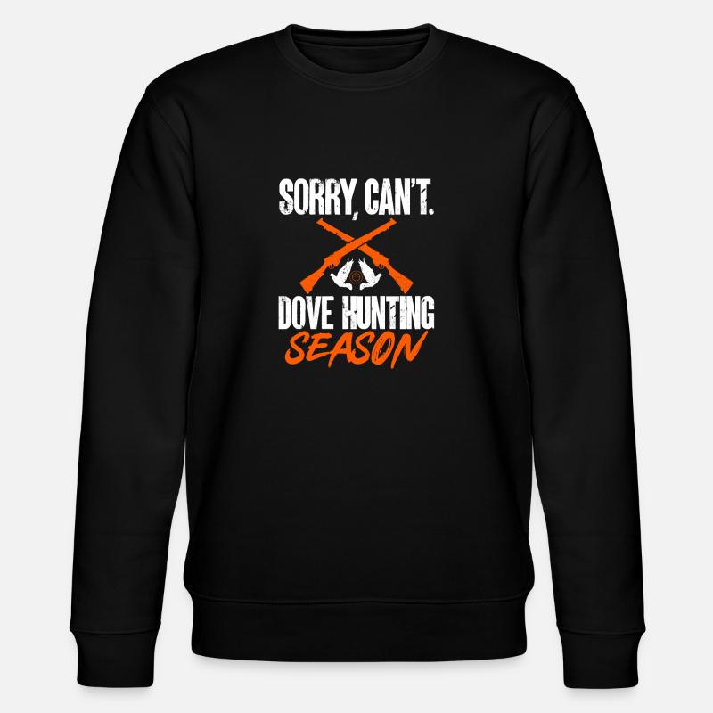 Taubenjäger Taubenjagd Tauben - Stanley/Stella Unisex Bio-Sweatshirt CHANGER  - Schwarz