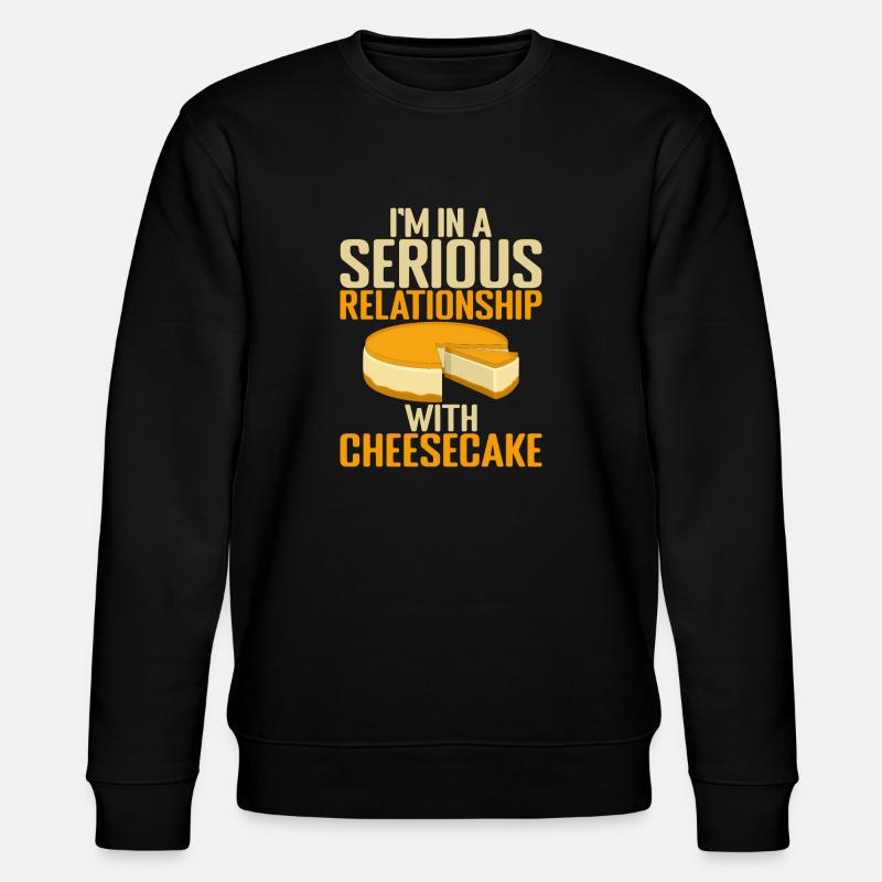 Cheesecake Gift - Stanley/Stella Unisex Bio-Sweatshirt CHANGER  - Schwarz
