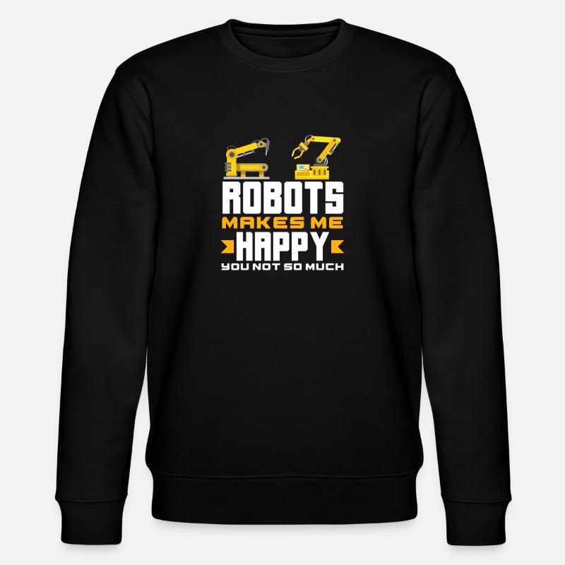 Robotics Robot Programmer - Stanley/Stella CHANGER Unisex Organic Sweatshirt - black