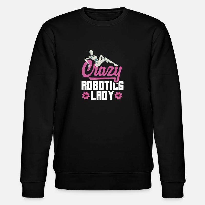 Robotik Roboter Programmierer - Stanley/Stella Unisex Bio-Sweatshirt CHANGER - Schwarz