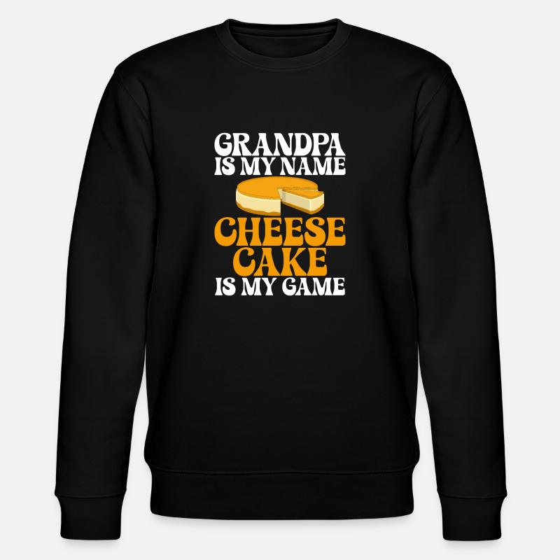 Cheesecake Gift - Stanley/Stella Unisex Bio-Sweatshirt CHANGER  - Schwarz
