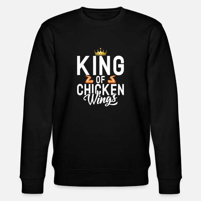 Chicken Wings Gifts - Stanley/Stella Unisex Bio-Sweatshirt CHANGER - Schwarz