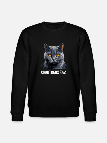 Chat Chartreux Chat Chartreux - Sweat bio CHANGER Stanley/Stella Unisexe - noir