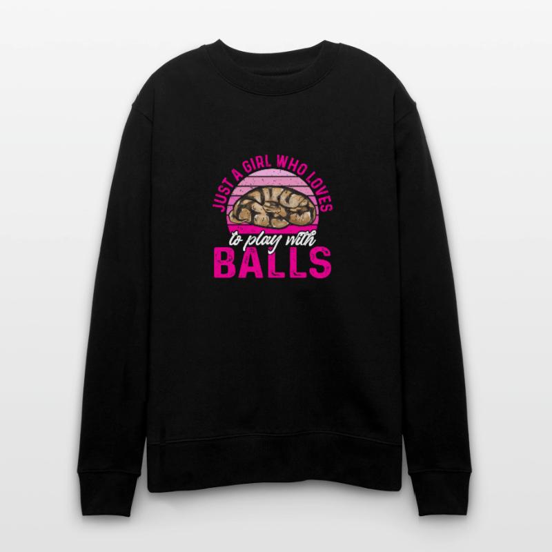 Ball Python Snake King Python Stanley/Stella CHANGER Unisex Organic Sweatshirt