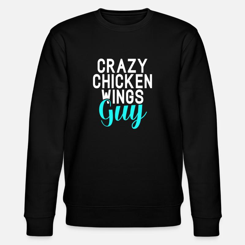 Chicken Wings Gifts - Stanley/Stella Unisex Bio-Sweatshirt CHANGER - Schwarz