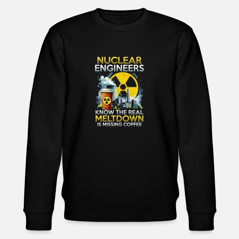 Nuclear Technician Nuclear Engineer - Stanley/Stella CHANGER Unisex Organic Sweatshirt - black