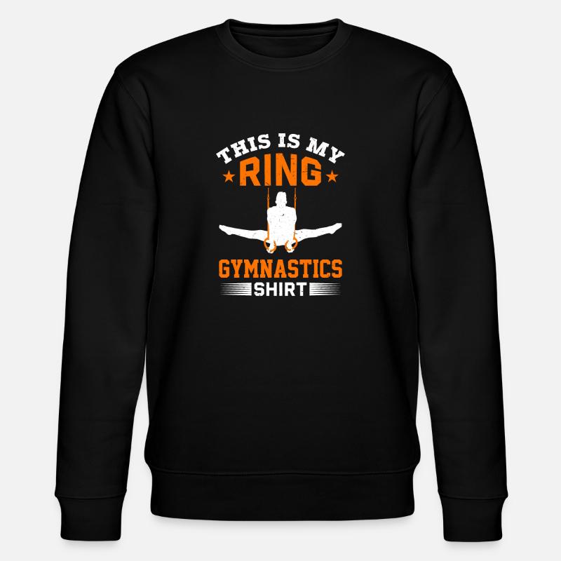 Ringturner Turnen - Stanley/Stella Unisex Bio-Sweatshirt CHANGER  - Schwarz
