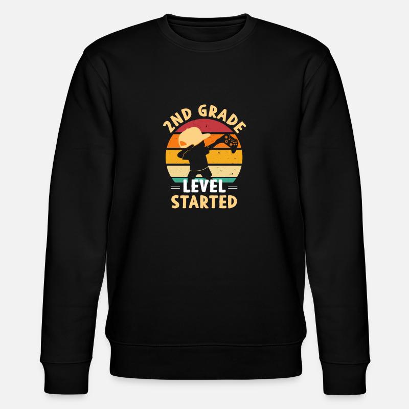 2.Klasse - Stanley/Stella Unisex Bio-Sweatshirt CHANGER  - Schwarz