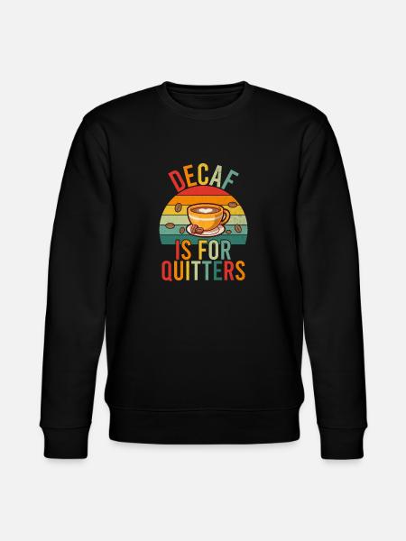 Coffee Gifts - Stanley/Stella CHANGER Unisex Organic Sweatshirt - black