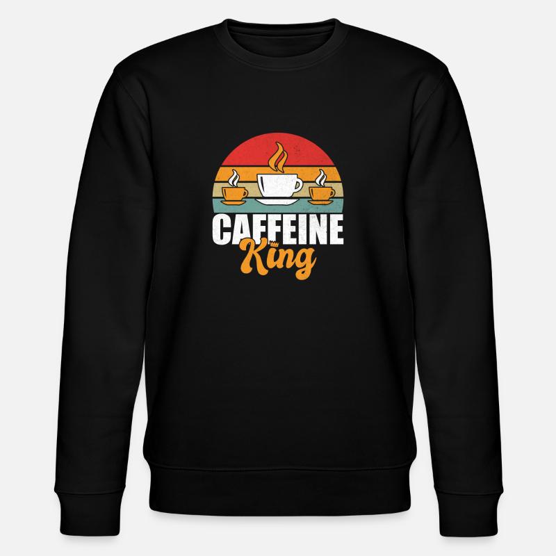 Coffee Gifts - Stanley/Stella Unisex Bio-Sweatshirt CHANGER  - Schwarz