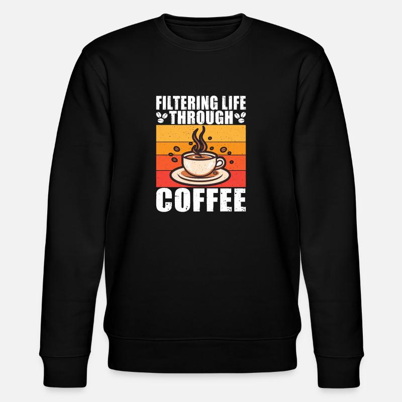 Cadeaux de café - Sweat bio CHANGER Stanley/Stella Unisexe - noir