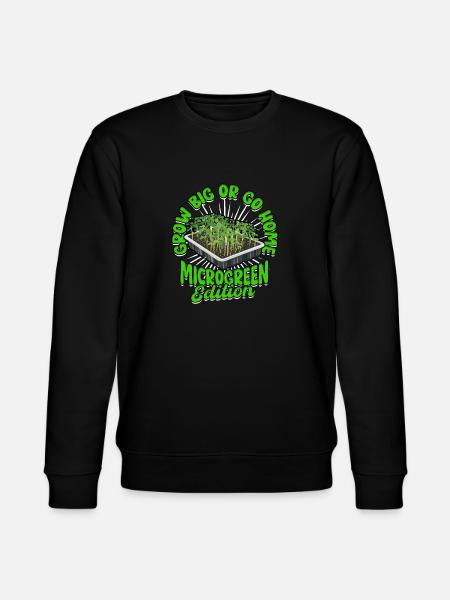 Microgreens Microgreen - Stanley/Stella Unisex Bio-Sweatshirt CHANGER - Schwarz