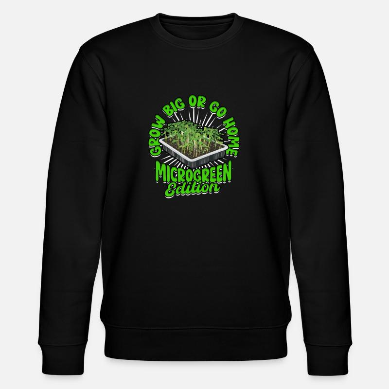 Microgreens Microgreen - Stanley/Stella CHANGER Unisex Organic Sweatshirt - black