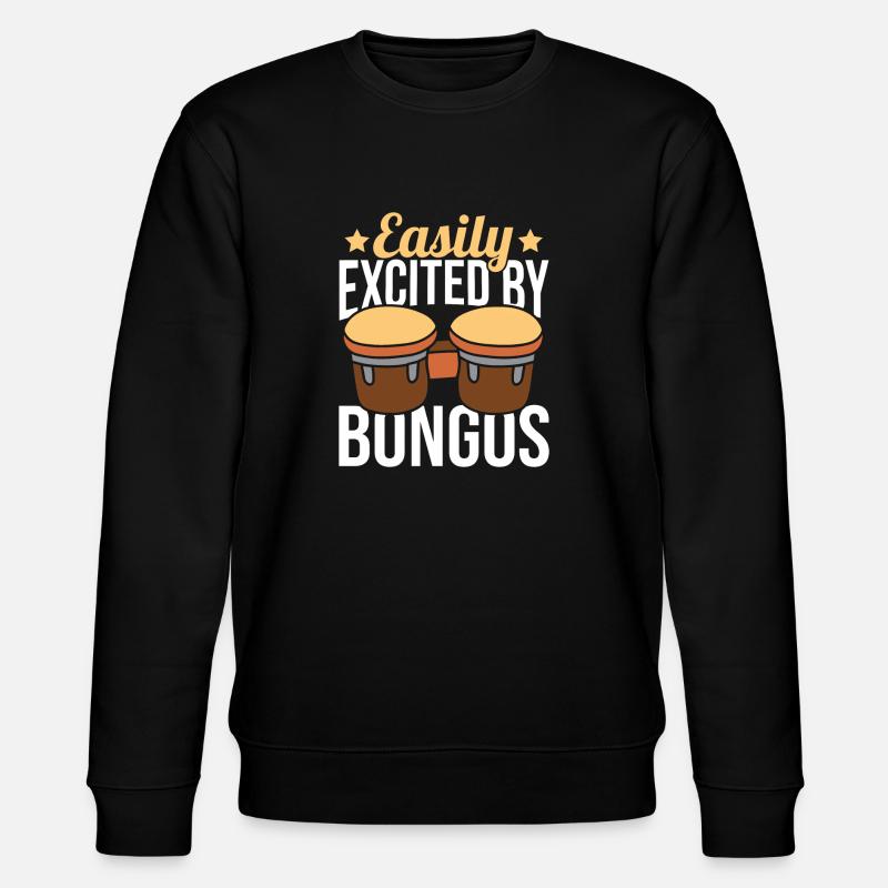Cadeau de musique Bongo - Sweat bio CHANGER Stanley/Stella Unisexe - noir