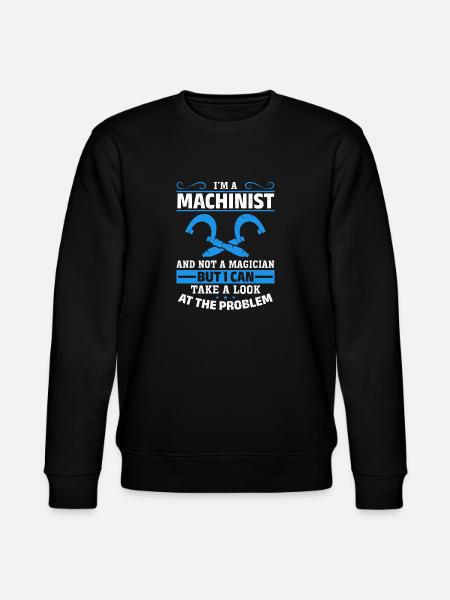 Precision instead of magic - Stanley/Stella CHANGER Unisex Organic Sweatshirt - black
