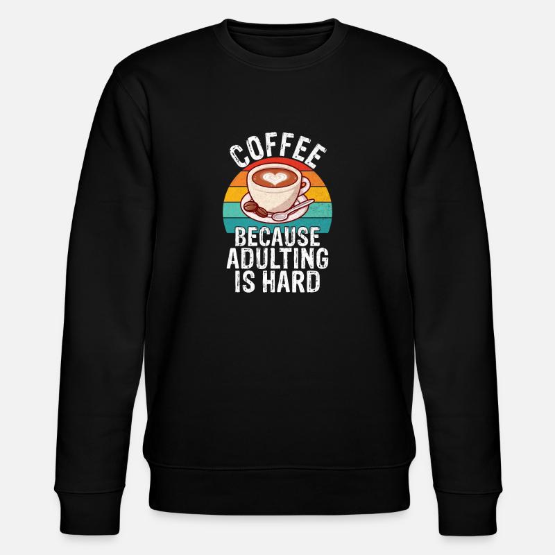 Cadeaux de café - Sweat bio CHANGER Stanley/Stella Unisexe - noir