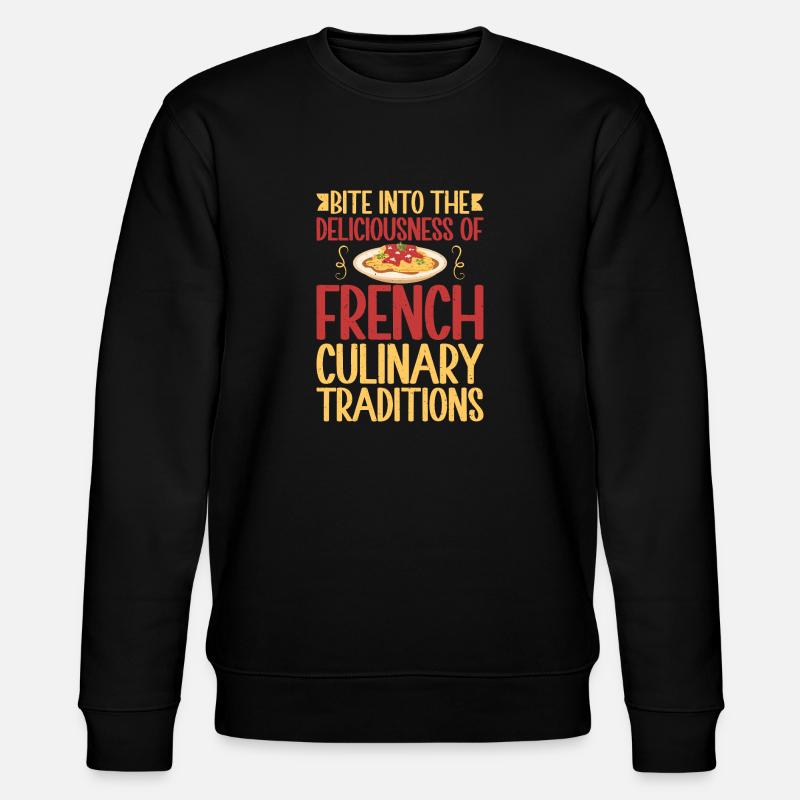 Cadeaux culinaires français - Sweat bio CHANGER Stanley/Stella Unisexe - noir