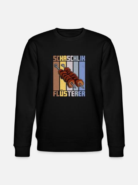 Shashlik Whisperer Retro Russia Meat - Stanley/Stella CHANGER Unisex Organic Sweatshirt - black