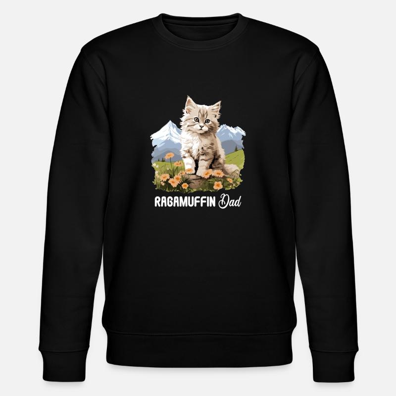 Ragamuffin Chaton Ragamuffin Chat - Sweat bio CHANGER Stanley/Stella Unisexe - noir
