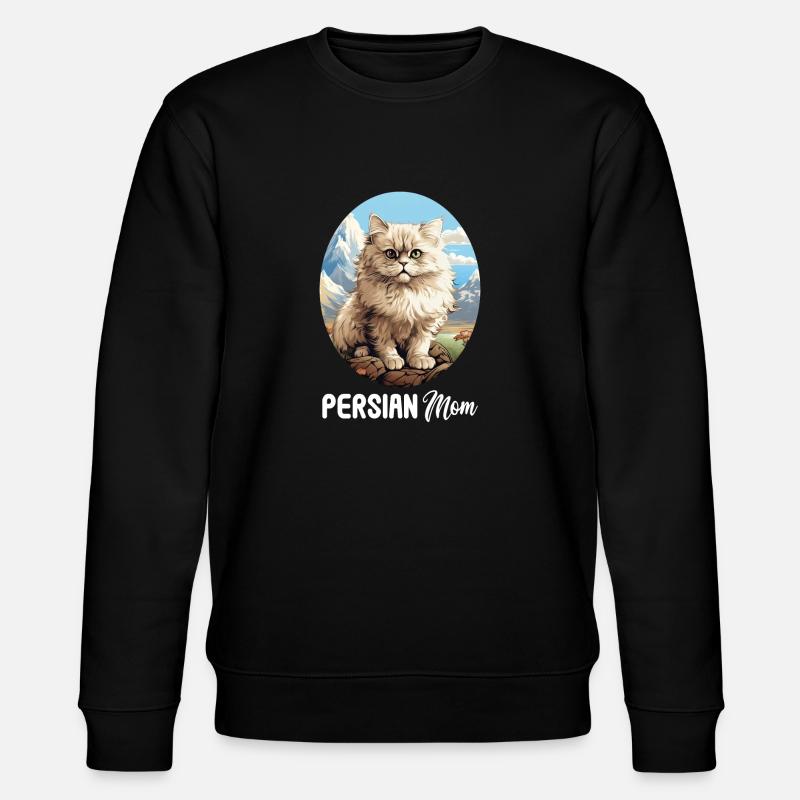 Chat persan Perserkatze - Sweat bio CHANGER Stanley/Stella Unisexe - noir