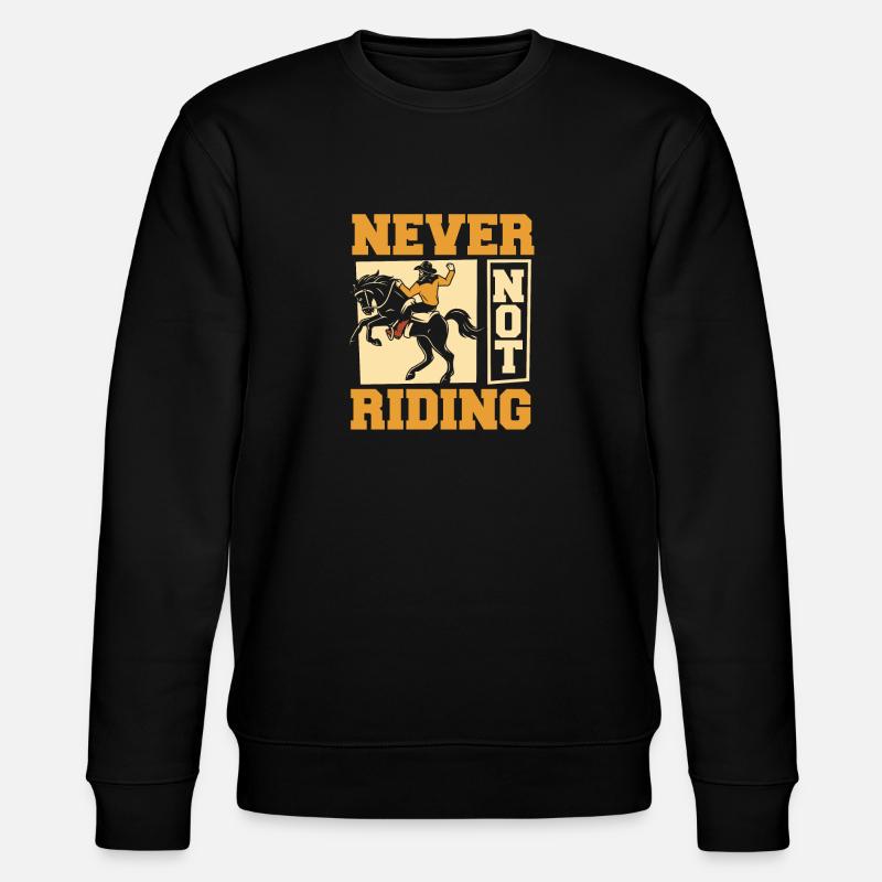 Cowboy de rodéo - Sweat bio CHANGER Stanley/Stella Unisexe - noir