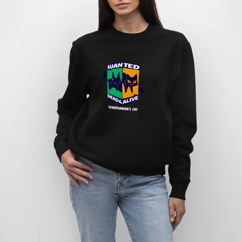 Physics Quantum Nerd Dead + Alive Schrödingers Stanley/Stella CHANGER Unisex Organic Sweatshirt