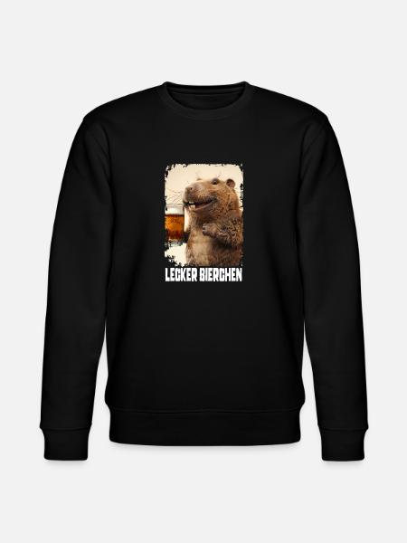 Yummy Beer Mole - Stanley/Stella CHANGER Unisex Organic Sweatshirt - black