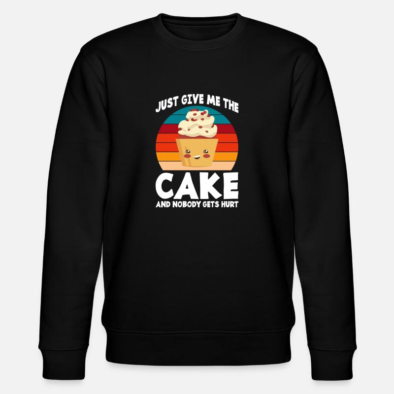 Cake Lover Cake Gift - Stanley/Stella Unisex Bio-Sweatshirt CHANGER - Schwarz