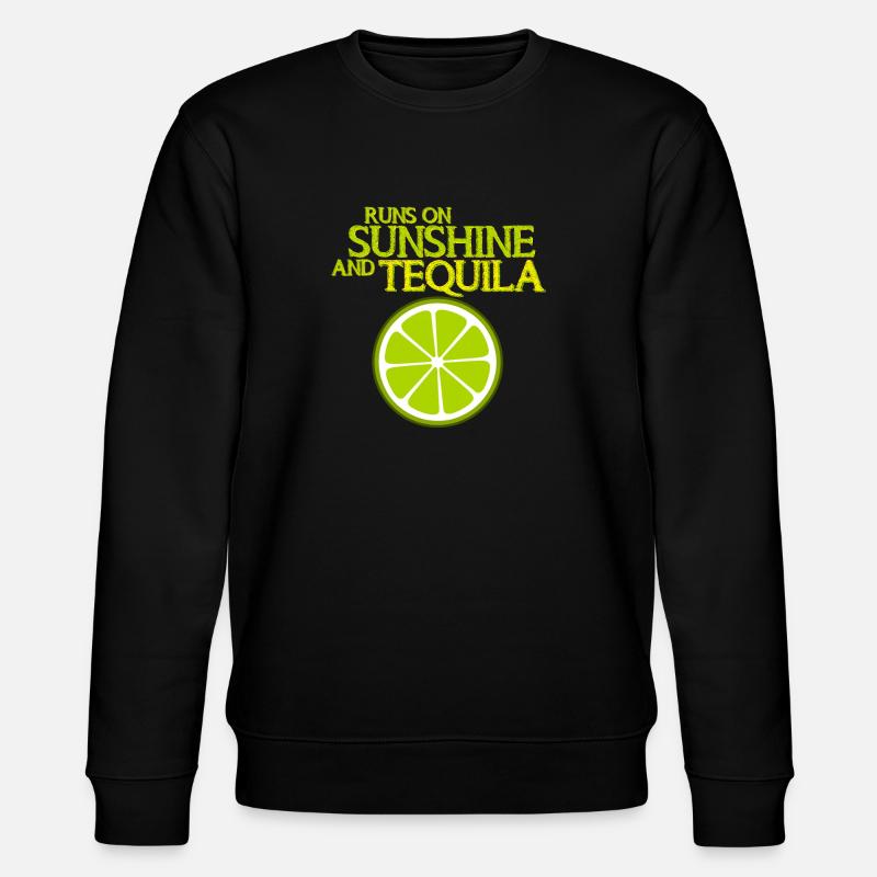 Tequila Lime Tequila Mexico - Stanley/Stella CHANGER Unisex Organic Sweatshirt - black