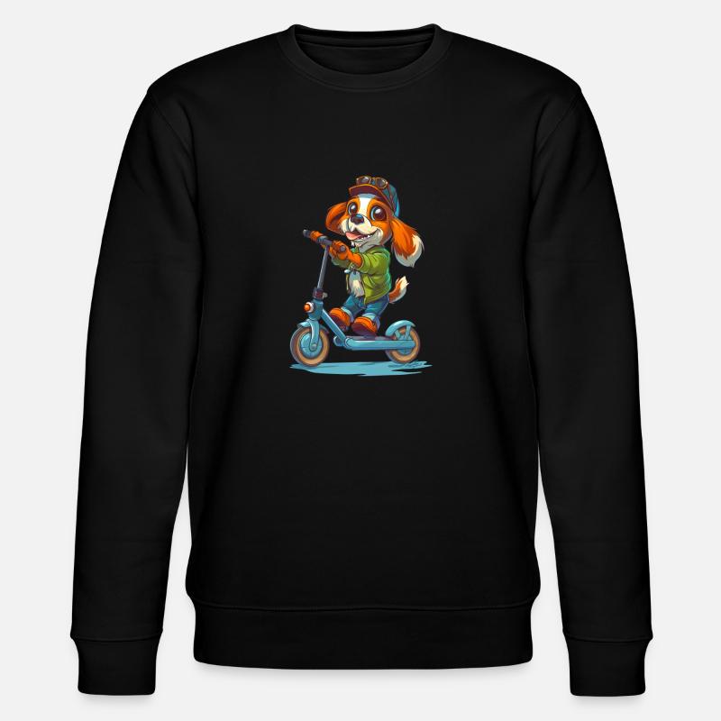 Beagle Roller - Stanley/Stella CHANGER Unisex Organic Sweatshirt - black