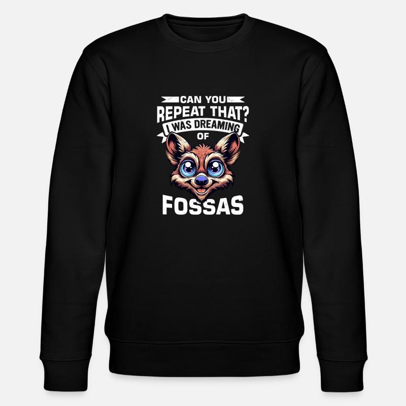 Fossa Tier - Stanley/Stella Unisex Bio-Sweatshirt CHANGER  - Schwarz