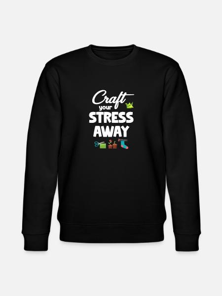 Make your stress-free ceramics - Stanley/Stella CHANGER Unisex Organic Sweatshirt - black