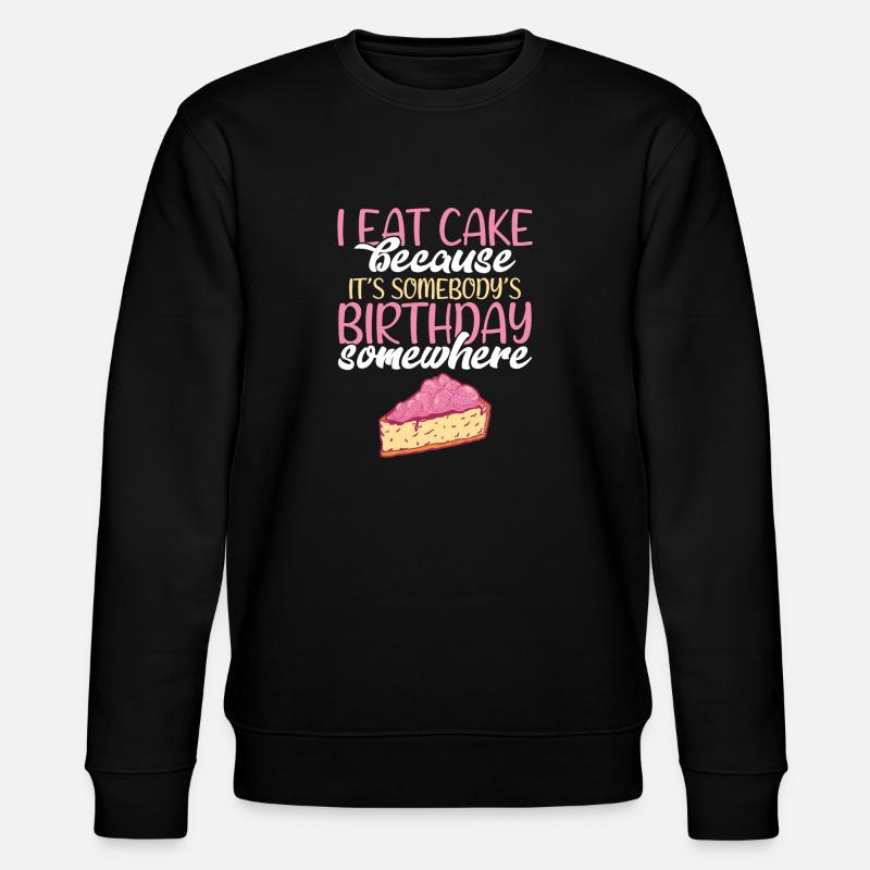 Cake Lover Cake Gift - Stanley/Stella Unisex Bio-Sweatshirt CHANGER - Schwarz