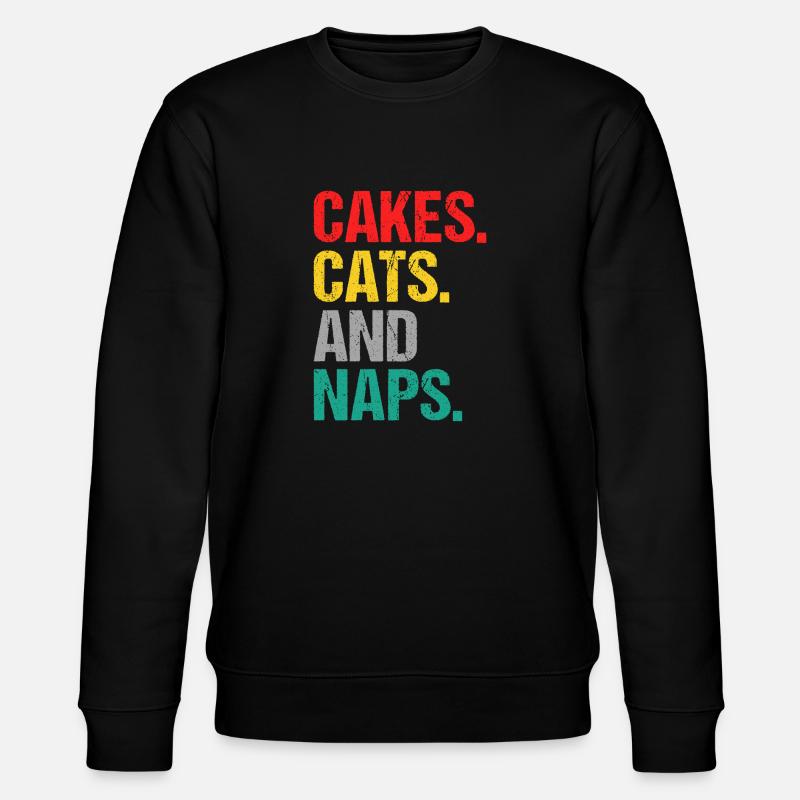 Cake Lover Cake Gift - Stanley/Stella Unisex Bio-Sweatshirt CHANGER  - Schwarz