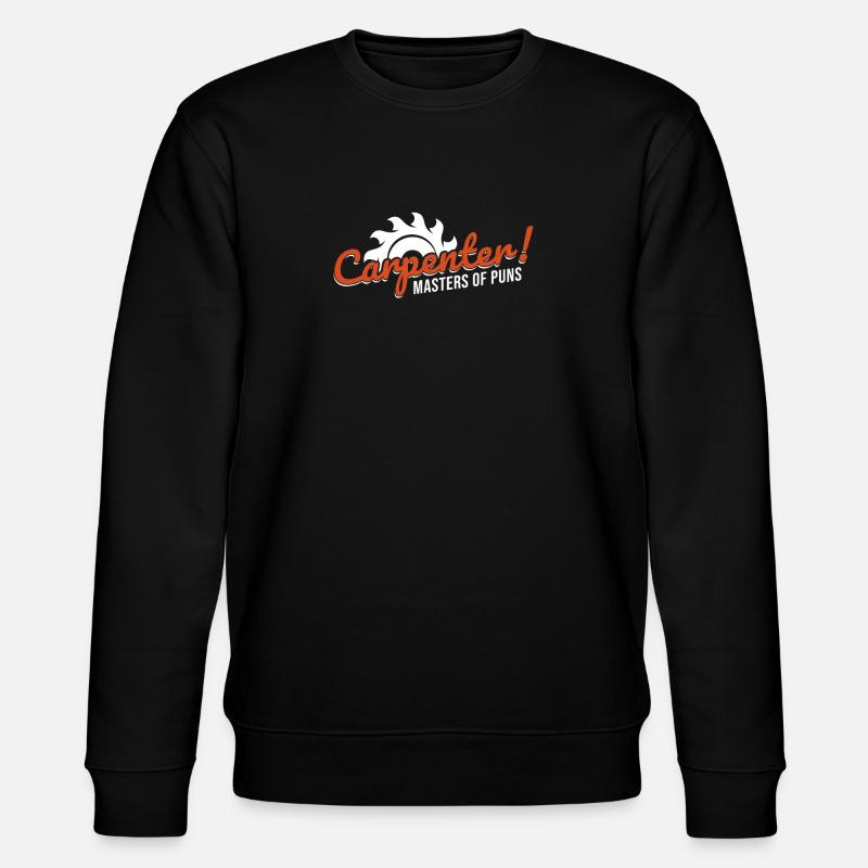 charpentier, charpentier, menuisier, charpentier, - Sweat bio CHANGER Stanley/Stella Unisexe - noir