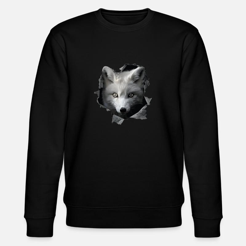 Arctic Wolf - Stanley/Stella CHANGER Unisex Organic Sweatshirt - black