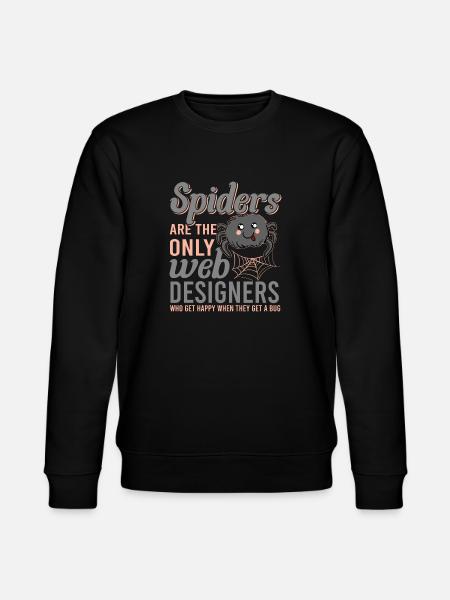Tarantula Terrarium Amphibian Spider - Stanley/Stella CHANGER Unisex Organic Sweatshirt - black