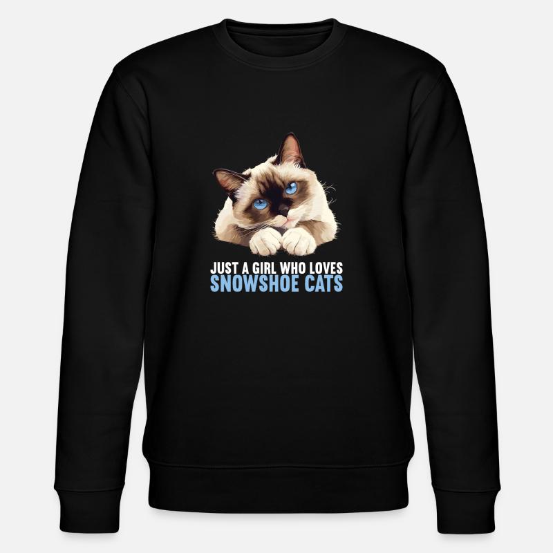 Chaton raquette Chat raquette - Sweat bio CHANGER Stanley/Stella Unisexe - noir