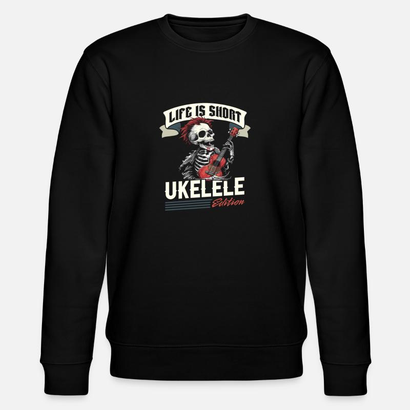 Ukulélé - Sweat bio CHANGER Stanley/Stella Unisexe - noir