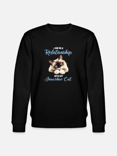 Snowshoe Kitten Snowshoe Cat - Stanley/Stella CHANGER Unisex Organic Sweatshirt - black