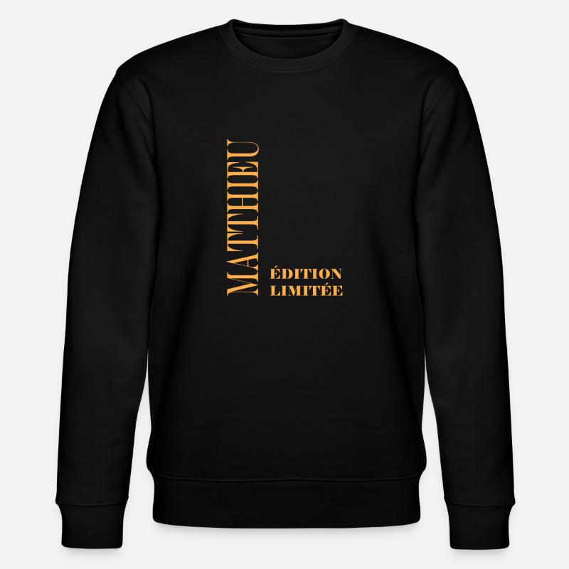 Matthieu - Sweat bio CHANGER Stanley/Stella Unisexe - noir