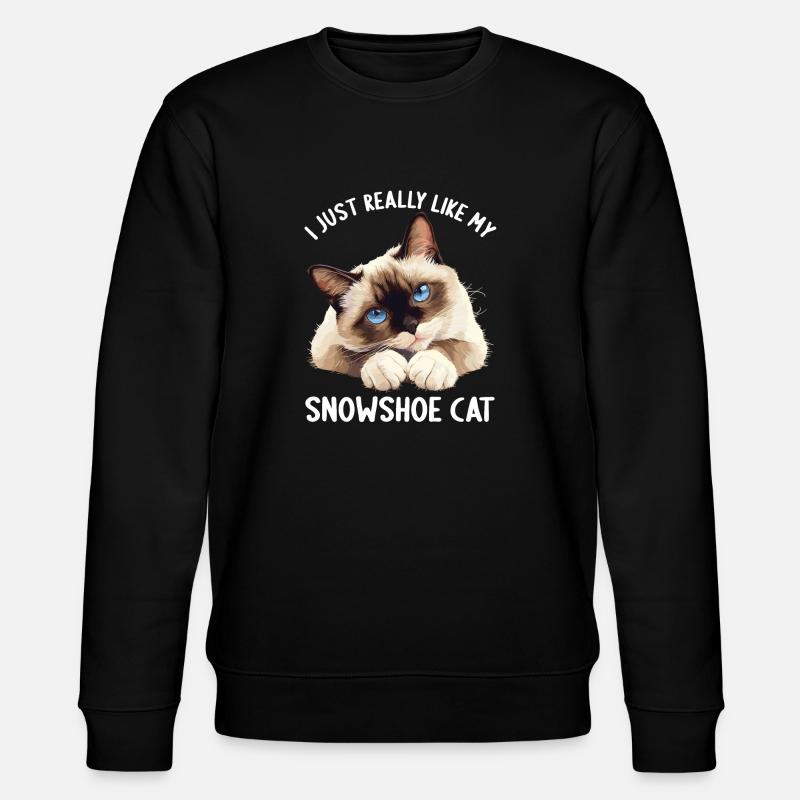 Chaton raquette Chat raquette - Sweat bio CHANGER Stanley/Stella Unisexe - noir