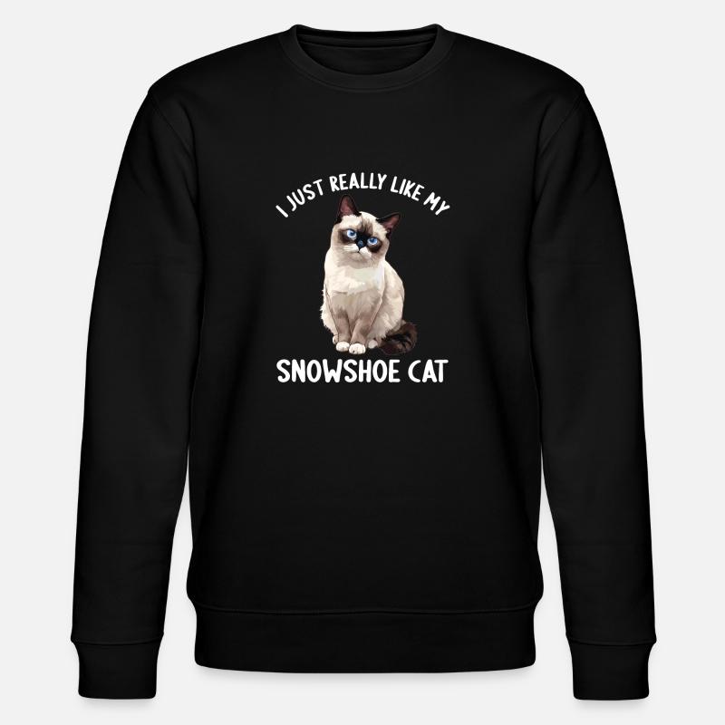 Chaton raquette Chat raquette - Sweat bio CHANGER Stanley/Stella Unisexe - noir