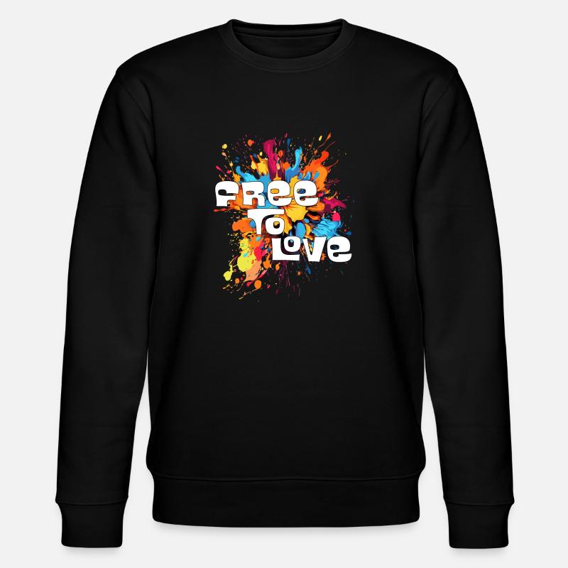 Libre d’aimer - Sweat bio CHANGER Stanley/Stella Unisexe - noir