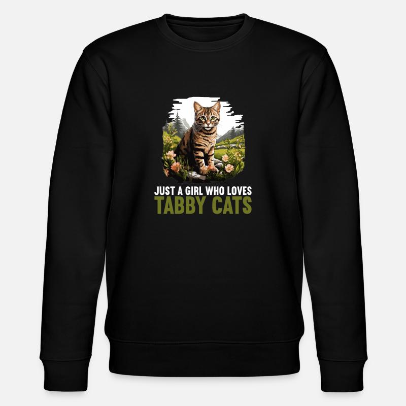 Tabby Kätzchen Tabby Katze - Stanley/Stella Unisex Bio-Sweatshirt CHANGER  - Schwarz